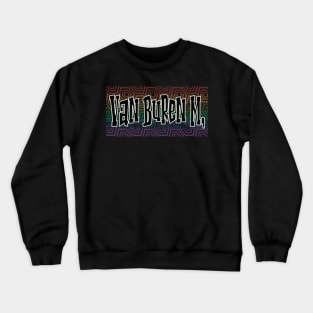 LGBTQ PATTERN AMERICA VAN BUREN Crewneck Sweatshirt